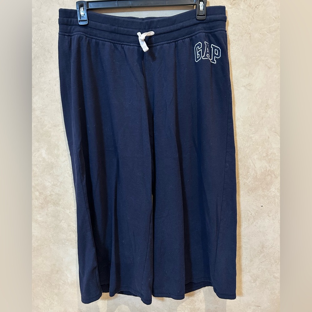 GAP women’s wide leg cropped sweater pants size xl EUC